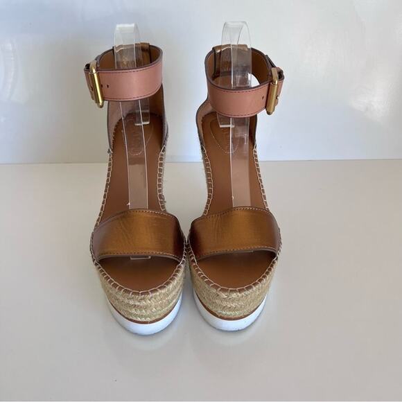 See by Chloe Bronze Glyn Espadrille Sandals - Picture 3 of 14